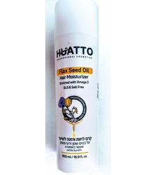 קרם לחות והזנה לשיער על בסיס שמן זרעי פשתן