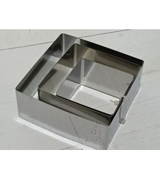 סט 3 רינגים מרובעים 6*6 , 8*8 , 10*10 גובה 4 