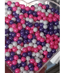 פניני סודה מיקס סגול ורוד לבן