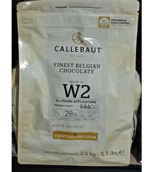 שוקולד CALLEBAUT לבן 2.5 ק