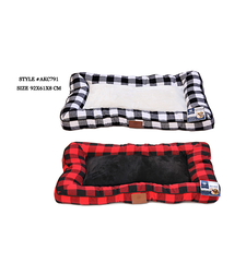 מזרן לכלב גדול משובץ