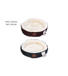מיטה לכלב בינוני עגולה דגם סקוטי