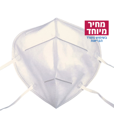 2 יחידות מסיכות KN95 ׁׁׂׂ (בשימוש משרד הבריאות)