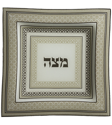 צלחת מצה זכוכית אופוויט 28 ס