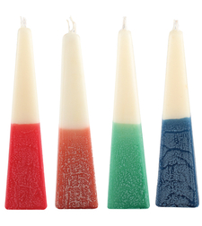 נר הבדלה צבעוני ומהודר 24 ס