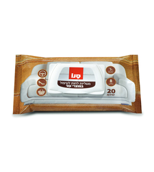 סנו מטליות לחות לטיפול במוצרי עור