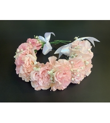 זר לראש - ליזיאנטוס - ורוד