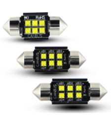 זוג נורות לד לסלון הרכב במידה 41 מ