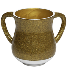 נטלה מהודרת מאלומיניום בציפוי נצנצים בגוון זהב 13 ס