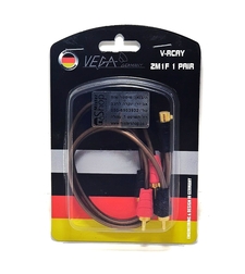 זוג מפצלי RCA מקצועי מנקבה לשני זכרים. תוצרת Vega