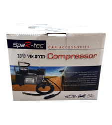 מדחס V12 - אידיאלי לניפוח צמיגי רכב, אופנועים, ציוד ספורט.