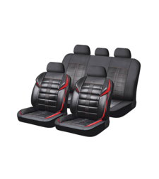 ריפודי קרבון | CARBON שחור בשילוב אדום