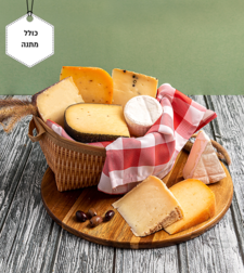 ערכת פיקניק של גבינות משובחות 