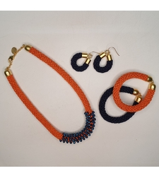Set - Necklace, Bracelets, Earrings