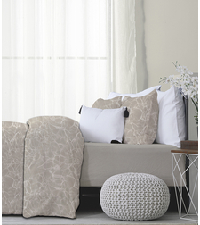 מצעי בייסיק דגם אושן קרם 160/200