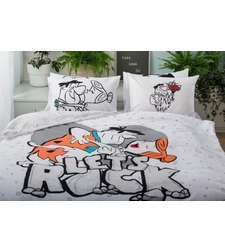 מצעי כותנה מבית ורדינון קארטונס פלינסטון 160/200