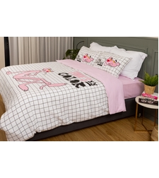 מצעי הפנתר הורוד 160/200