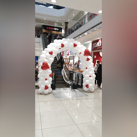 קשת צבע אחד + לבבות