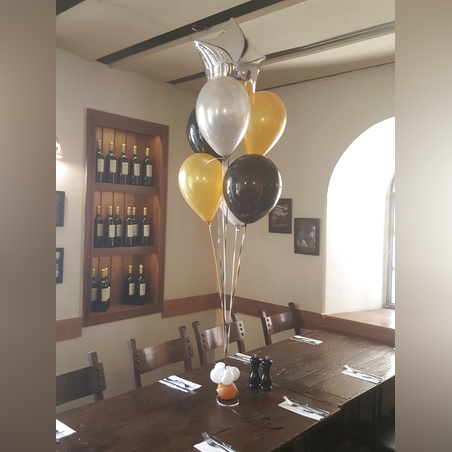 סידור שולחן 6 בלונים + מיילר