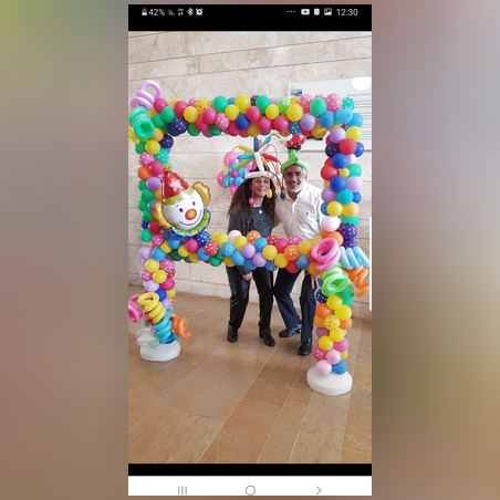 מסגרת צילום מבלונים