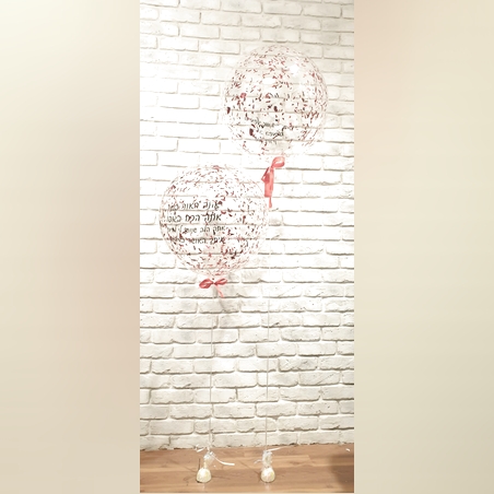 2 באבלים עם הקדשה אישית על משקולות