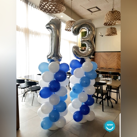 שני עמודים מספרים