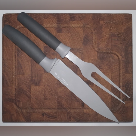 בוצ'ר D.K.S 25*30*4 + סט ברביקיו  BergHOFF (סכין פריסה 19 ס