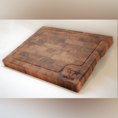  בוצ'ר בלוק אמיתי  קרש חיתוך מקצועי  40X32X4 ס