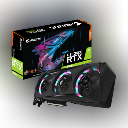 כרטיס מסך Gigabyte RTX 3060 Aorus Elite 12GB V2 PCIE4.0X16 LHR