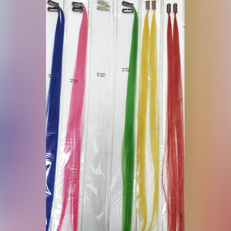 פסי שיער סינתטי צבעוני  