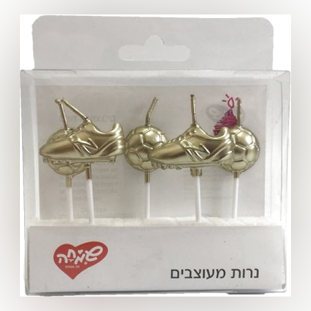 נרות מעוצבים - כדורגל