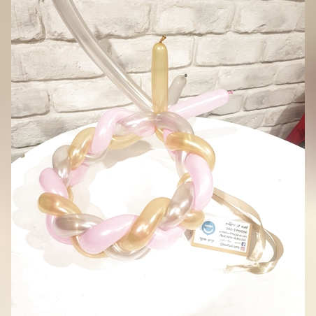 זר לראש מבלונים