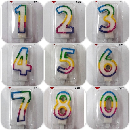 נר ספרה לעוגה