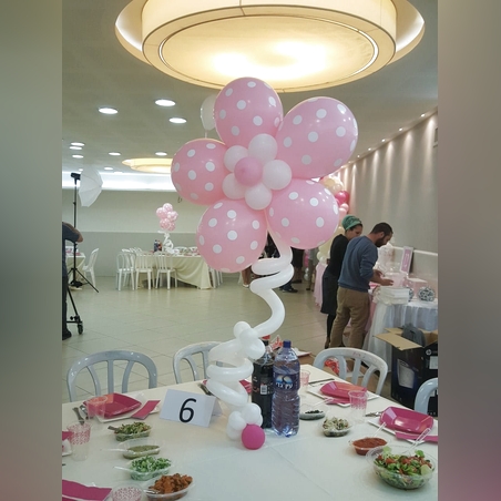 בלון מעוצב בצורת פרח 