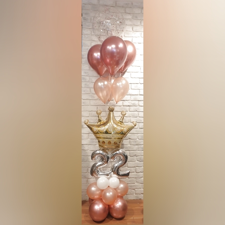 זר ספרות עם כתר 119