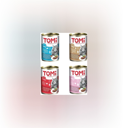 מזון לחתול TOMI 400 גרם