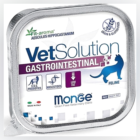 מונג' גסטרו אינטסטינל שימור רפואי לחתולים 100 גר'