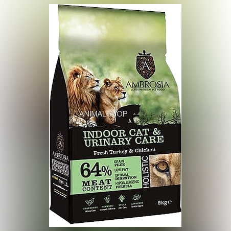 אמברוסיה אינדור יורינרי אוכל לחתולים 6 ק