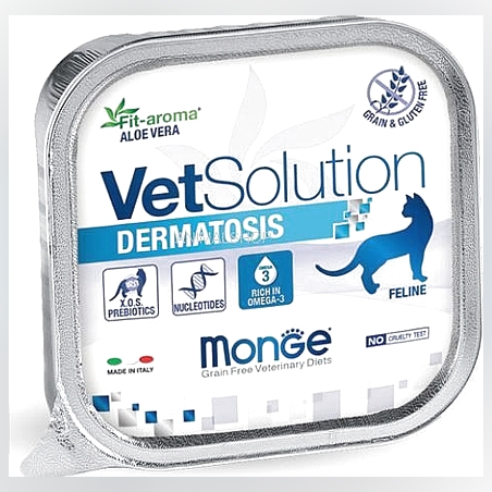 מונג' דרמטוזיס שימור רפואי לחתולים 100 גר'