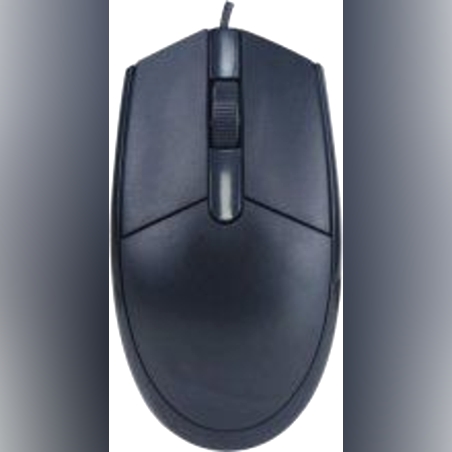 עכבר אופטי קווי Silver Line USB OM-180USB צבע שחור