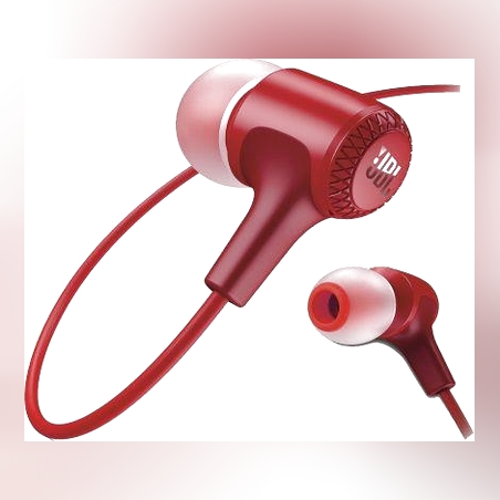 אוזניות JBL IN EAR E15 אדום