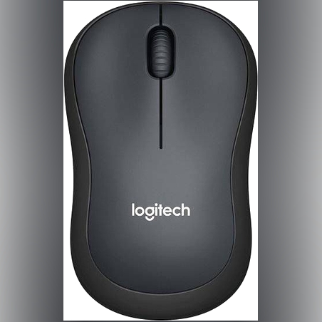 עכבר אלחוטי שקט  Logitech M220 Silent בצבע שחור