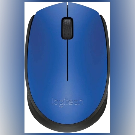 עכבר אלחוטי Logitech M171  - בצבע כחול