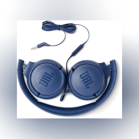 אוזניות קשת חוטיות JBL TUNE T500  כחול