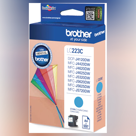 ראש דיו מקורי BROTHER 223 כחול