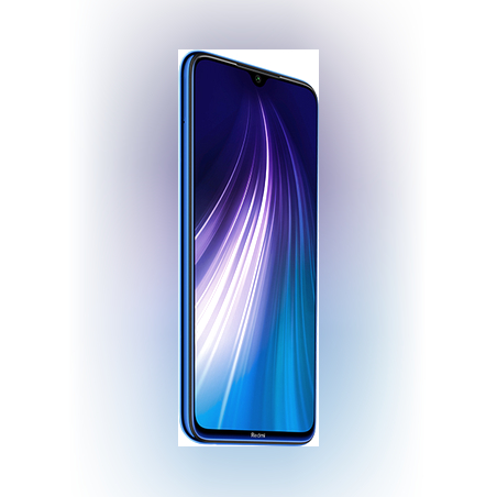 סמארטפון REDMI NOTE 8 גרסה 4GB+128GB בצבע כחול יבואן רשמי