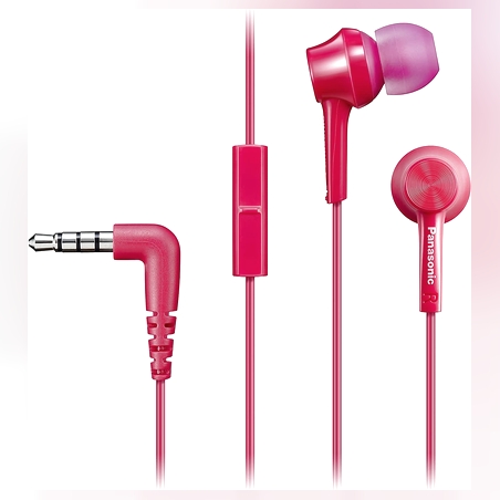 אוזניות Panasonic RP-TCM115 In-Ear - ורוד