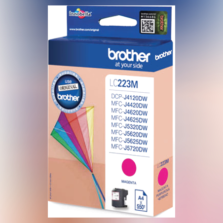 ראש דיו מקורי BROTHER 223 אדום