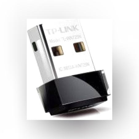 כרטיס מיקרו 150Mbps Wireless N Nano USB TL-WN725N מבית TP-LINK