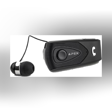 דיבורית / אוזניה אלחוטית עם כבל נשלף APEX-813 BT